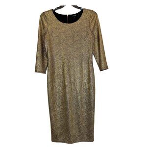 Woman Gold Formal Dress Size XL